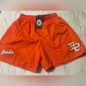Inaka Power Men's Orange Swimming Trunks/Shorts. Size: Large